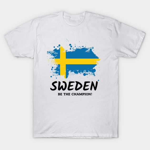 Fifa World Cup 2018 Sweden T-Shirt by VEKTORKITA
